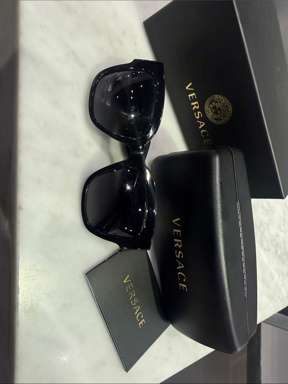 Versace Black and Gold sunglasses